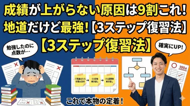 地道だけど効率のよい勉強法!