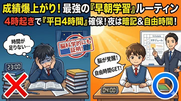 早朝活用!!