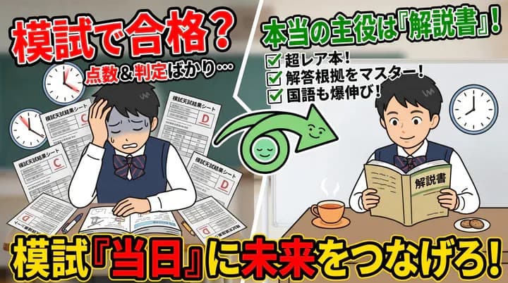 高校生の模試は「受けた後」が重要!成績を伸ばすための模試復習法