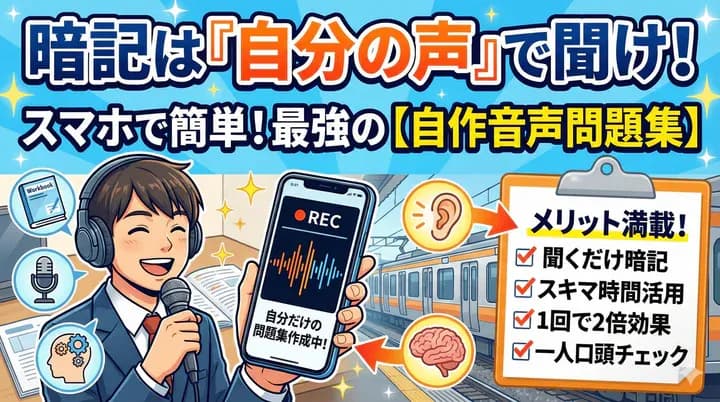 「オリジナルの音声問題集」を作ってみよう!!