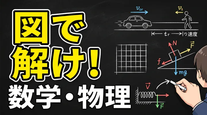 【数学・理科】問題を解くときに図を書く重要性とは?成績アップにつながる勉強法