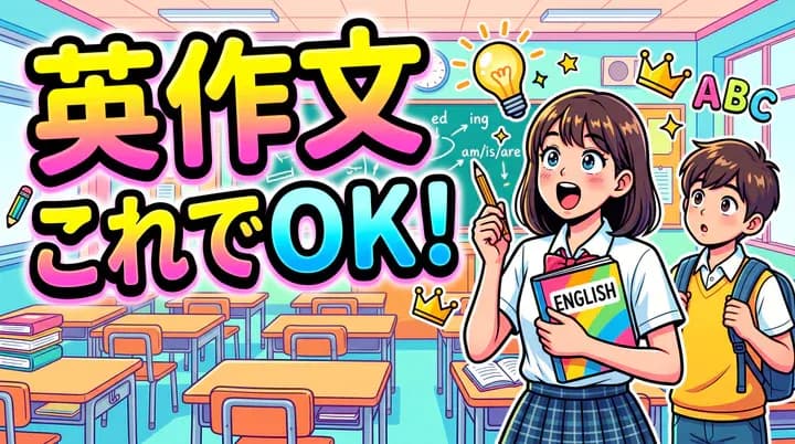【中学生向け】英作文の書き方・コツ5選!苦手でも英文が作れる勉強法