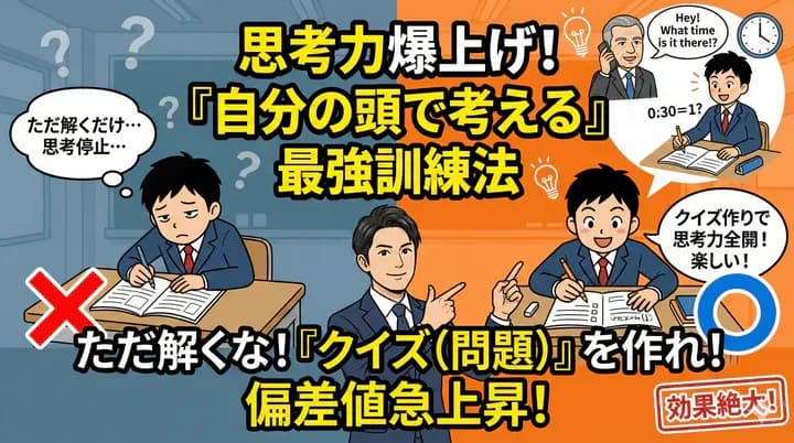 「自分の頭で考える訓練」