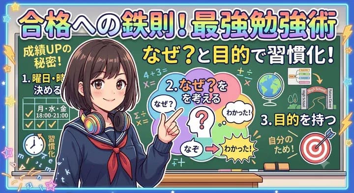 【成績アップの秘訣】勉強が続く人の共通点とは?効果的な勉強習慣と心構えを解説