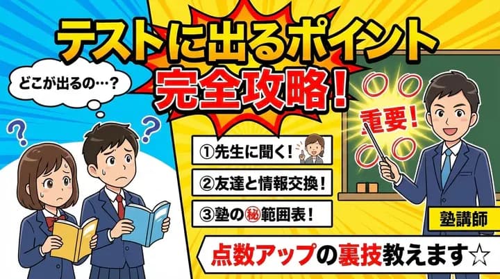 テストに出るポイント