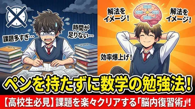 ペンを持たずに数学の勉強