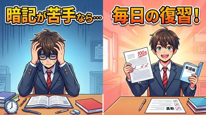 暗記が苦手な人必見!毎日の復習で覚える暗記勉強法