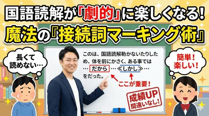 国語の読解が楽しくなるコツ