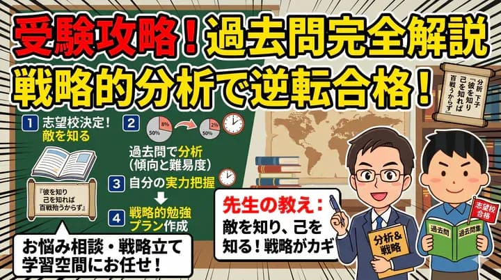 【受験対策】過去問はいつから始める?合格につながる効果的な活用法