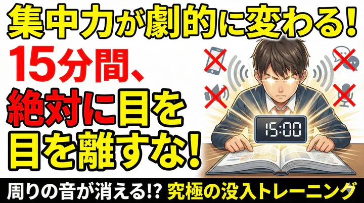 集中力作り